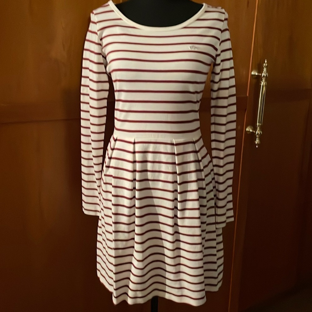 Lacoste cotton striped dress